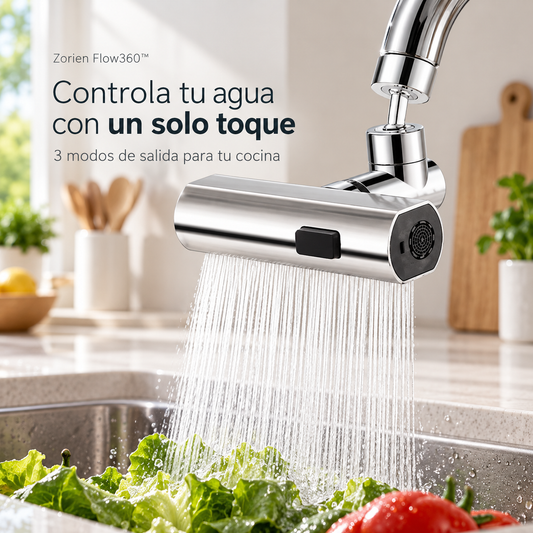 Zorien Flow360™ 🚰 - Grifo inteligente para lavaplatos ✨